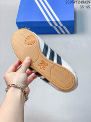 adidas Taekwondo Low-Top Sneakers White Black Gum Sole