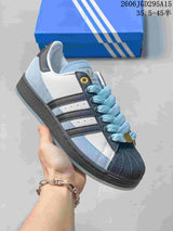 Adidas Superstar Shell-Toe Sneakers in Mixed Colors