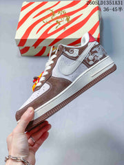 Nike Air Force 1 Low Year of the Horse Sneakers in Gray