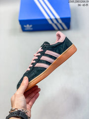 Adidas Spezial Low-Top Sneakers in Navy and Pink