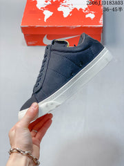 Nike Devin Booker Blazer Sneakers, Navy and White, 06JJD183A03