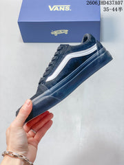 Vans Old Skool Low-Top Sneakers in Black and White