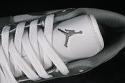 Air Jordan 1 Low Sneakers in White and Olive Green