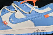 Nike SB Dunk Low Blue and White Sneakers DV0833-113