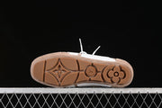 Louis Vuitton Sneakerina Suede Lace-Up Sneakers, Beige
