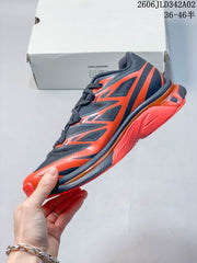 Salomon JLD342A02 Trail Running Shoes, Navy and Orange
