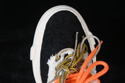 VESSEL x Snowflake Platform Sneakers in White and Black