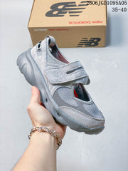 New Balance Breeze Mary Jane Sneakers in Gray NBRJEF710W