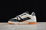 Louis Vuitton LV Trainer Sneaker White Orange