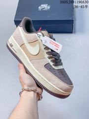 Nike Air Force 1 '07 LV8 Low Sneakers, Beige and Brown, CS5288-608