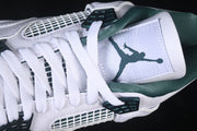 Air Jordan 4 Retro Oxidized Green White Sneakers AQ8138-103