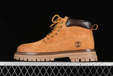 Timberland TB10069-1 Yellow Fleece-Lined Mid-Top Boots