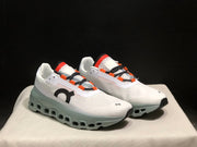 On Cloudmonster Sneakers in White and Blue