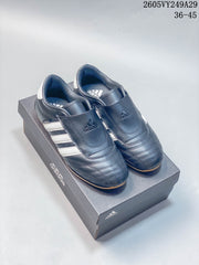 adidas Taekwondo Low-Top Training Shoes, Black and White