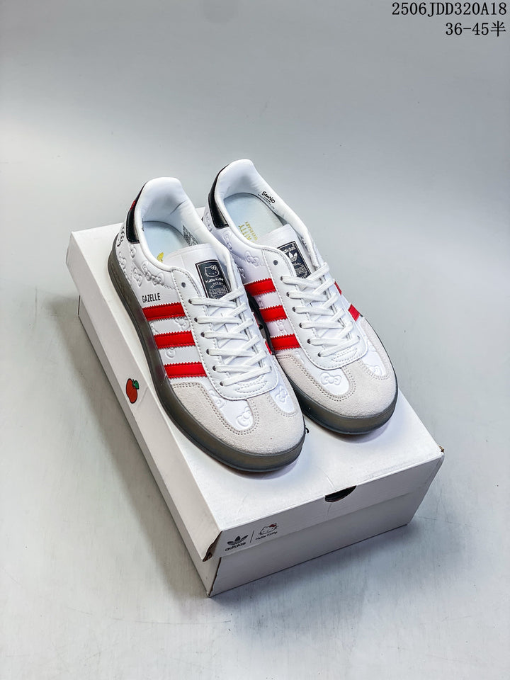 Adidas Gazelle 90 Hello Kitty White Red Sneakers BB5476