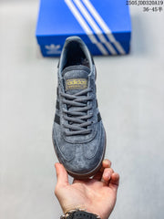 Adidas Gazelle Indoor Sneakers Grey Black Gum DD6603
