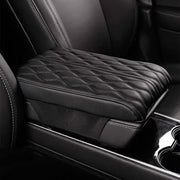 Leather Car Armrest Pad — Memory Foam Center Console Cover