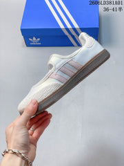 Adidas Samba Jane Mary Jane Sneakers White Pink KH6230