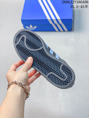adidas Superstar 2 Sneakers in Charcoal and Light Blue