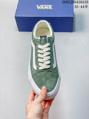 Vans Old Skool Green Suede Sneakers VN000CQDCHZ