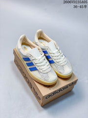 adidas Samba JS3931 Sneakers in White and Blue