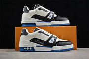 Louis Vuitton LV Trainer Sneaker White Blue Black