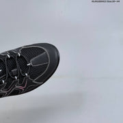 ECCO Black Mesh Lace-Up Casual Sneakers
