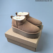 UGG Classic Mini Suede Platform Boots