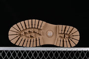 Timberland TB10078 Beige Grey Mid-Height Lace-Up Boots