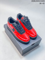 Nike Air Force 1 '07 Low Sneakers in Red and Purple