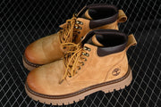 Timberland TB10078 Mid-Top Lace-Up Boots in Wheat