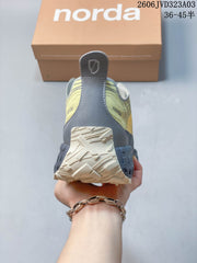 Norda Trail Running Shoes in Yellow and Charcoal