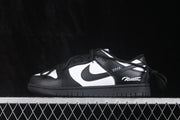 Nike SB Dunk Low Sneakers Black and White IO7606-010