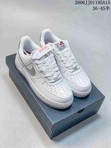 Nike Air Force 1 '07 Low White Reflective Swoosh Sneakers
