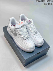 Nike Air Force 1 '07 Low White Reflective Swoosh Sneakers