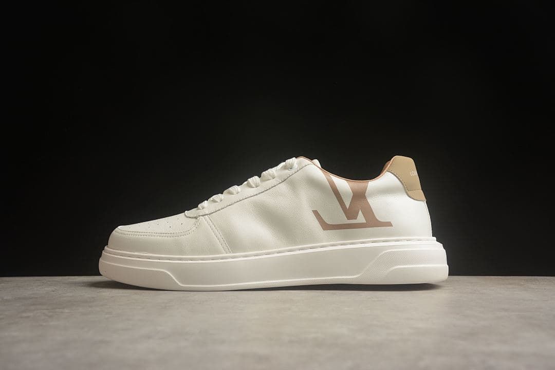 Louis Vuitton Archlight Low-Top Sneakers in Cream and Tan