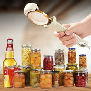 Multifunctional Adjustable Jar & Bottle Opener, Labor-Saving Lid Remover for Weak Hands & Seniors