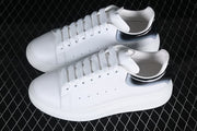 Alexander McQueen Oversized Sneakers White Black Heel