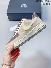 Nike Air Force 1 '07 LV8 Low Sneakers, Beige and Brown, CS5288-608