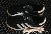 adidas Gazelle Indoor Sneakers Black with Gum Sole JI2755