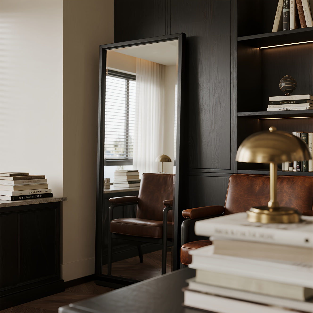 Full Length Mirror, 69x24 Inch\u002F 56x15 Inch Large Floor Length Mirror, Long Free Standing Mirror with Stands, Wall Mounted Bathroom Mirror Leaning Against Wall, Vertically Horizontally Home Decor for Bedroom, Living Room, Hallway, Entryway