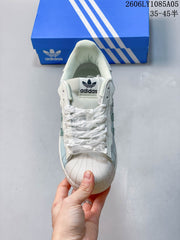 adidas Originals Superstar Steamed Milk/Lace Low-Top Sneakers