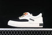 VESSEL x Snowflake Platform Sneakers in White and Black