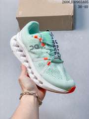 On Cloudsurfer Trail Running Shoes – Mint and Orange