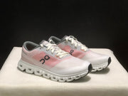 On Cloud 6 Push Sneakers in White and Pink