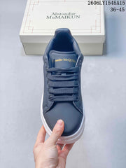 Alexander McQueen 68155ASOWE Navy Platform Sneakers