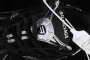 Balenciaga Runner Sneakers Black Silver W3RMU1100