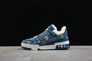 Louis Vuitton Archlight Blue Denim-Style Sneakers