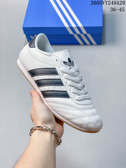 adidas Taekwondo Low-Top Sneakers White Black Gum Sole