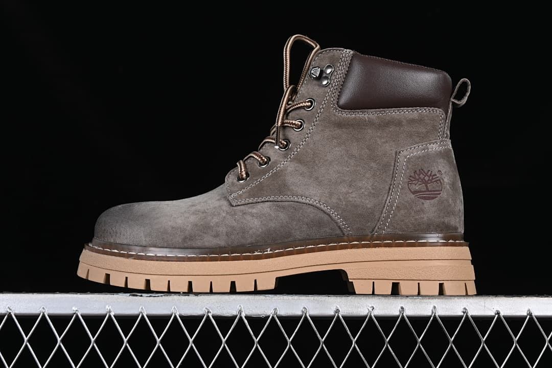Timberland TB10076 Gray Mid-Top Casual Boots